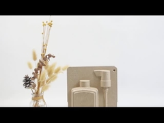 Embalaje en bandeja de pulpa moldeada de champú de lavado corporal