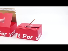 Seño de apertura fácil de tira de lágrimas Ecommerce Caja de envío de cartón corrugado Cajas de correo con cremallera personalizadas