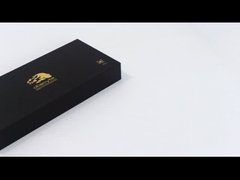 Estampilla de oro de lujo personalizada Impresión UV Caja magnética